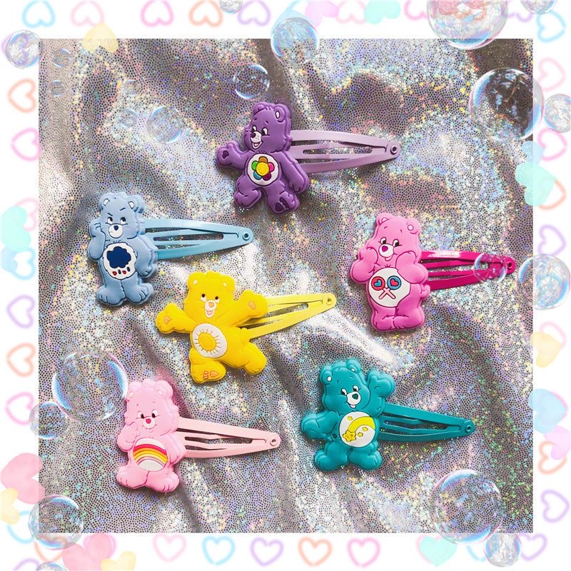 Hair Care Zinc - Care Bears Karikatür Saç Tokası Seti,