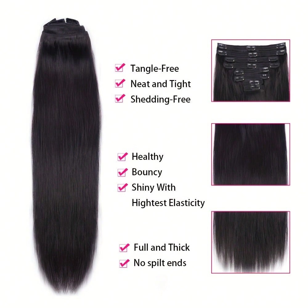 8 adet Klipsli Saç Uzantıları  - Clip In Hair Piece incelemesi ve fiyatı