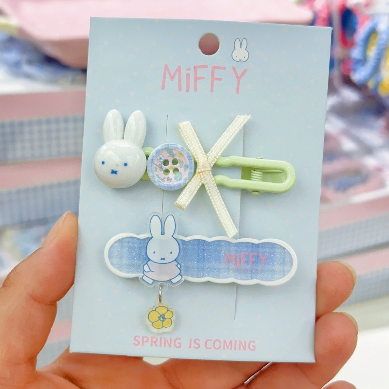 Yeni Miffy tavşanı kakül tokas - Clip In Hair Piece incelemesi ve fiyatı