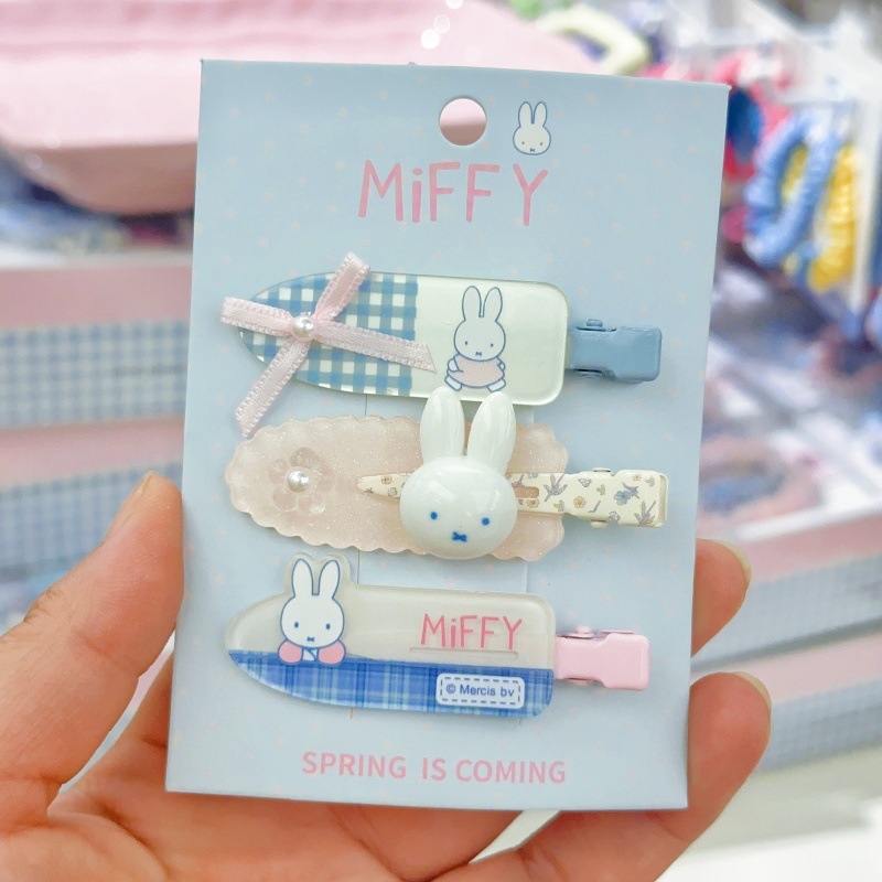 Yeni Miffy tavşanı kakül tokas - Clip In Hair Piece incelemesi ve fiyatı